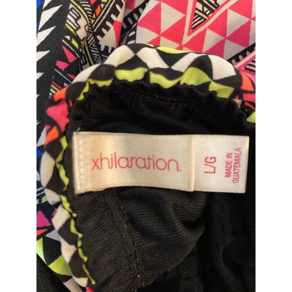 Xhlarations Strapless Dress Size Large Women’s Summer Elastic Waist w/ Pockets - Picture 5 of 7